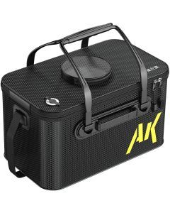 30L Foldable Portable Water Bucket Black