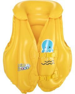 Inflatable Vest For Learning to Swim Buoyancy Float Swim Pool 51 cm x 46 cm