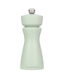 Cole & Mason Kenton Salt & Pepper Mill 15cm Rubberwood Ceramic Grinder - Sage