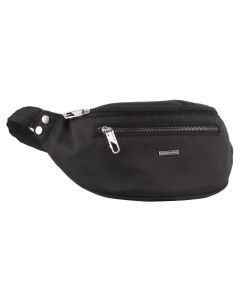 Pierre Cardin Mens Slash Proof Anti-Theft Waist Belt Bum Bag - Black (Travel RFID)