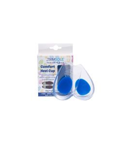 TRIMSOLE Mens Comfort Heel Cup Silicone Gel Pad Cushion Insoles Inserts  (1 Pair)