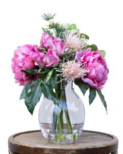 36cm Peony & Rose Mixed Arrangement Artificial Flower Plant Home Decor