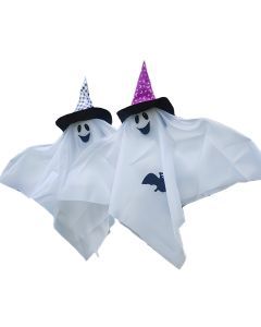 White Bat Halloween Decoration Set (2pcs)