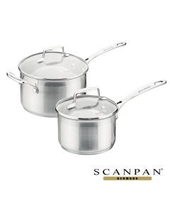 Scanpan Impact 2 Piece Saucepan Set with Lids