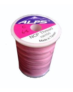Alps 100yds of Light Pink Rod Wrapping Thread - Size C (0.2mm) Rod Binding Cotton