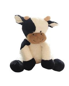Kawaii Sitting Milk Cow Plush Toy