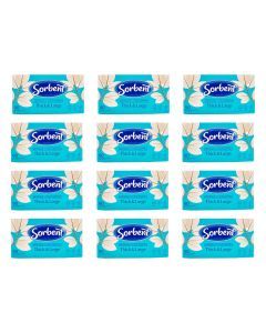 12x Bulk Pack Sorbent Facial Tissues Thick & Large Menthol Fragranced - 90-Pack