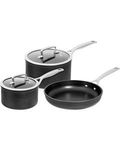 3 Piece Pyrolux Ignite Non-Stick Frying Pan & Sauce Pan Set  (Induction Compatible)