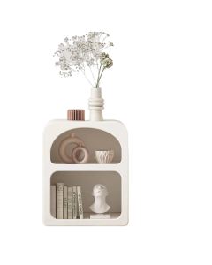 Elegant Bedside Table for Bedroom Makeup and Storage