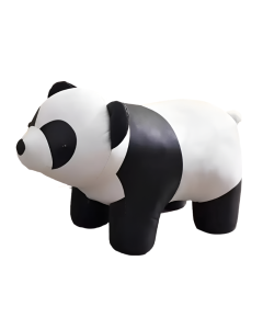Solid Wood Bench - Charming Panda-Shaped