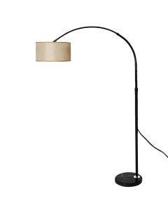 Emitto Modern LED Floor Lamp Reading Light Free Standing Adjustable Marble Base