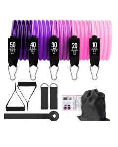 16pcs Resistance Bands Set