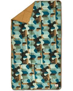 Kelty Bestie Blanket 1 Person Twin Large Lightweight Camping/Picnic Covering - Geo Natural