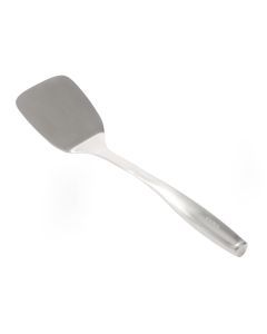 SVNA Solid 35cm Stainless Steel Turner w/ Ergonomic Handle (18/8 SS304)