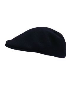Kangol 504 Dark Blue Wool Ivy Cap - Mens Warm Winter Classic Flat Hat (0258BC)