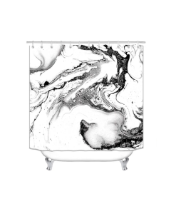 Luxury Marble Shower Curtain Bathroom Set (4 pcs)