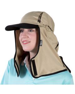 Uveto Kalahari Micro Mesh UV Legionnaire Hat and Neck Shade - Camel