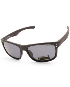 North Beach Darko Satin Black/Grey Polarised Unisex Sunglasses
