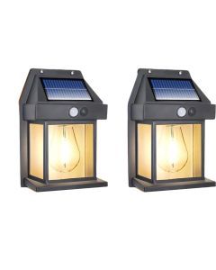 Solar Motion Sensor LED Lights, Wireless Outdoor Security
