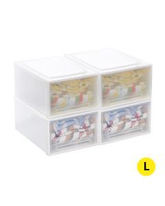 Traderight Group  Storage Drawers Large Stackable Containers Box Wardrobe Clothes Organiser 3PK