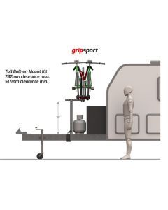 Gripsport Van-Rack 4-Bike Tilting/Standard/Tall Bolt-on Kit