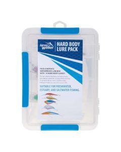 Jarvis Walker Hard Body Lure Pack - 10 Assorted Lures in Waterproof Tackle Box