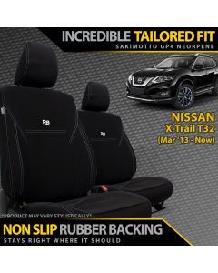 Nissan X-Trail T32 Neoprene 2x Front Seat Covers (In Stock)