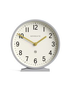 Newgate Q Mantel Clock-Clock Grey