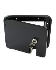 Caravan Utility Door Hatch Rectangle # 6 Black