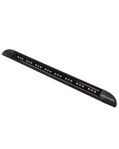 COAST RV 350mm Black Slimline Awning LED Light - IP67 Amber & Std