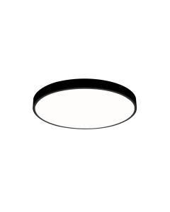 Emitto Ultra-Thin 5cm LED Ceiling Down Light Surface Mount Living Room Black 18W