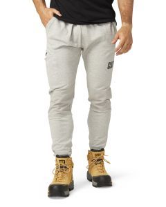 Caterpillar Mens Slim Fit Track Pants - Grey (Gym Joggers)