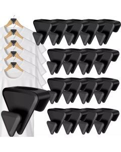 18pk Space Saving Hanger Hooks - Wardrobe Closet Clothes Organiser