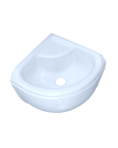 Acrylic Mini Corner Basin Full Skirt