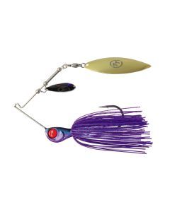 TT Lures 1/2oz Tornado+ Tandem Blade Spinnerbait Lure - PURPLE DEMON