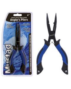 Mustad 6 Inch Heavy Duty Bent Nose Fishing Pliers