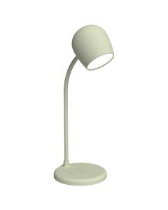 Kreafunk Ellie Lamp W/ Qi Charger And Bluetooth Speaker - Dusty Olive