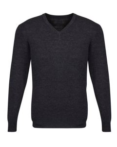Mens Advatex Varesa Wool Pullover Jumper - Charcoal (V Neck Cardigan)
