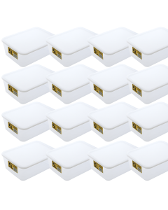 16x 5L Food Storage Containers w/ Lids Bulk Pack - Made in Australia (31x22x9.9cm)
