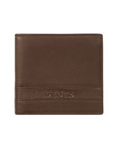 Dents Men's Pebble Grain Leather Bifold Wallet with Coin Purse & 5 Card Pockets - Tan