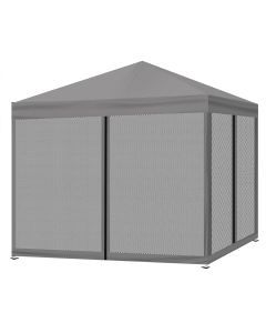 Mountview Gazebo 3x3m Pop Up Marquee Outdoor Mesh Side Wall Canopy Wedding Tent