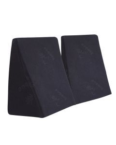 Cool Gel Memory Foam Bed Wedge Pillow Cushion Neck Back Support Sleep with Cover