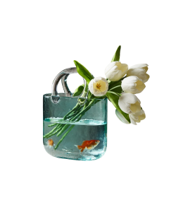 Portable Transparent Hydroponic Vase