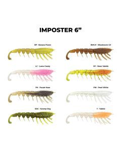 Rapala Crush City 2 Pack of 6 Inch The Imposter Soft Plastic Prawn Lures