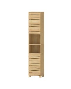 Levede Tall Bathroom Cabinet Storage 165cm Tallboy Adjustable Shelf Cupboard