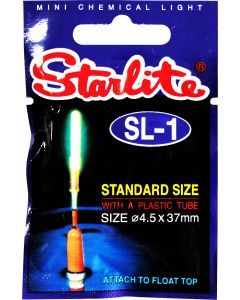 37mm Starlite Chemical Fishing Light with Tube - SL-1 Fluoro Glow Stick Light