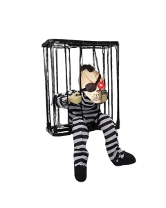 Halloween Electric Light-Up Sound Cage Decoration