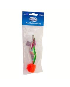 Jarvis Walker Size 2.5 Pearl Belly Squid Jig Lure - Green