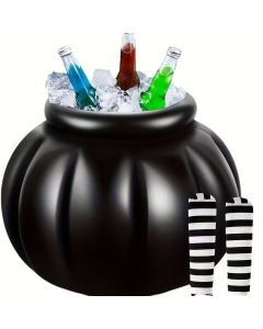 Inflatable Witch Cauldron Halloween Party Decoration (2pcs)