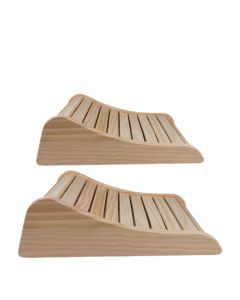 Pine Wood Sauna Headrest Ergonomic Spa Pillow Set